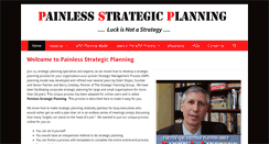 Desktop Screenshot of painlessstrategicplanning.com